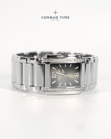 Patek Twenty4 49101200A 010 Gray Sunburst Dial Stainless steel 2024 25 x 30 mm Fullset  รูปที่ 16