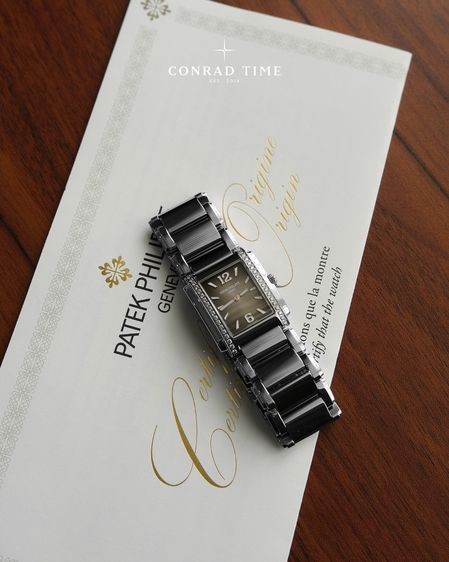Patek Twenty4 49101200A 010 Gray Sunburst Dial Stainless steel 2024 25 x 30 mm Fullset  รูปที่ 2