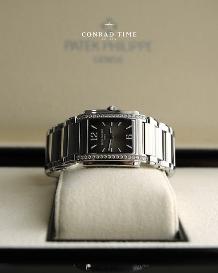 Patek Twenty4 49101200A 010 Gray Sunburst Dial Stainless steel 2024 25 x 30 mm Fullset  รูปที่ 4