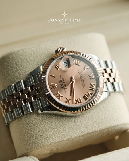 Rolex Datejust 278271 Rose Roman Dial Rose Gold Two-Tone Jubilee 2020 31mm. Fullset  รูปที่ 4