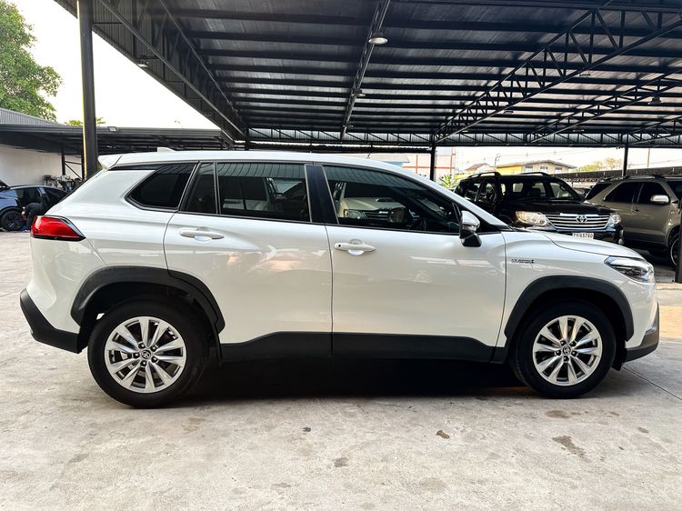 Toyota Corolla Cross 2021 1.8 Hybrid Smart Utility-car ไฮบริด เกียร์อัตโนมัติ ขาว รูปที่ 4