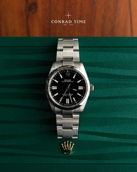 New Rolex Oyster Perpetual 134300 Black Dial Oyster Steel 2025 41mm.  Fullset  รูปที่ 2