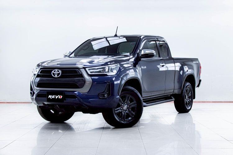Toyota Hilux Revo 2020 Smart Cab 2.4 Mid Prerunner Pickup ดีเซล ไม่ติดแก๊ส เกียร์อัตโนมัติ น้ำเงิน