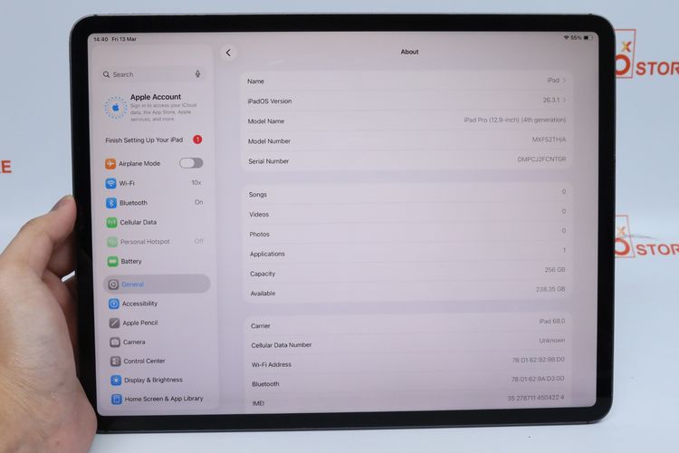 iPad Pro Gen 4 12.9" 256GB WiFi+Cellular- ID26030160 รูปที่ 11
