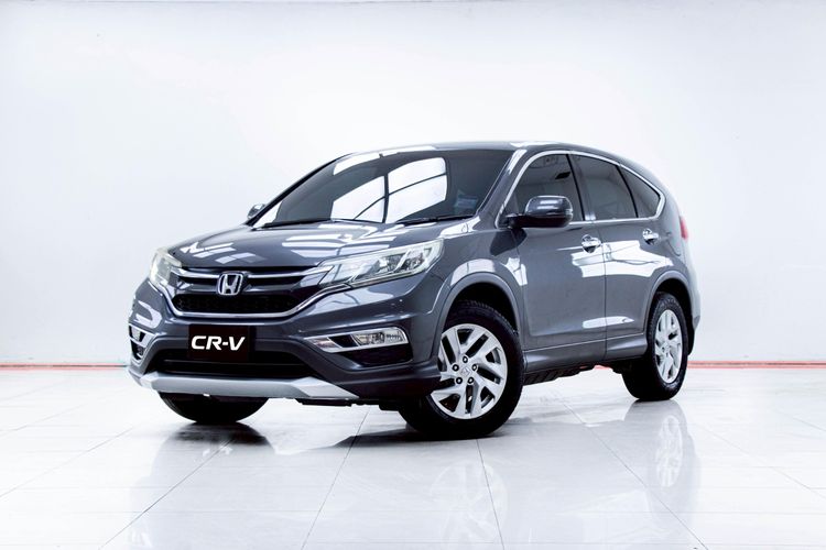 Honda CR-V 2015 2.0 E 4WD Utility-car เบนซิน ไม่ติดแก๊ส เกียร์อัตโนมัติ เทา