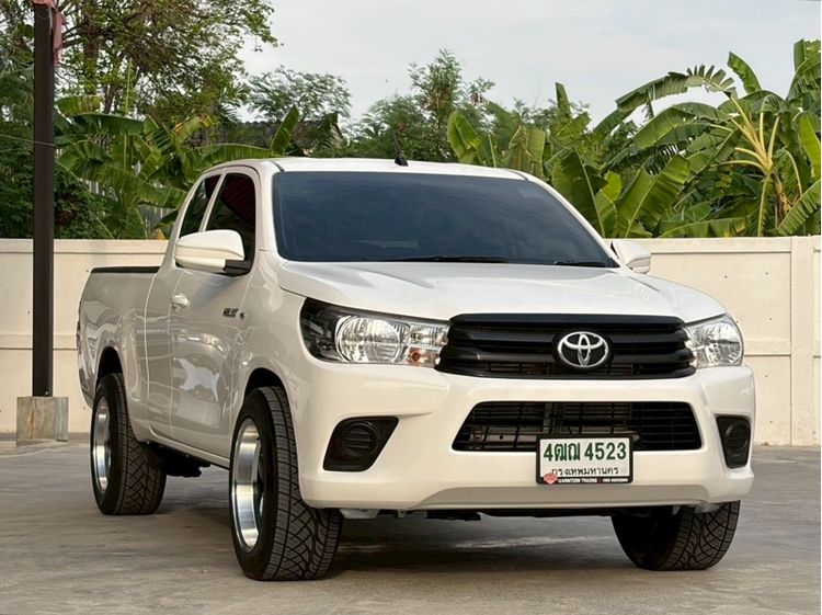 Toyota Hilux Revo 2018 2.7 J Plus Pickup ดีเซล ไม่ติดแก๊ส เกียร์ธรรมดา ขาว รูปที่ 3