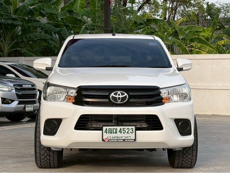Toyota Hilux Revo 2018 2.7 J Plus Pickup ดีเซล ไม่ติดแก๊ส เกียร์ธรรมดา ขาว รูปที่ 2