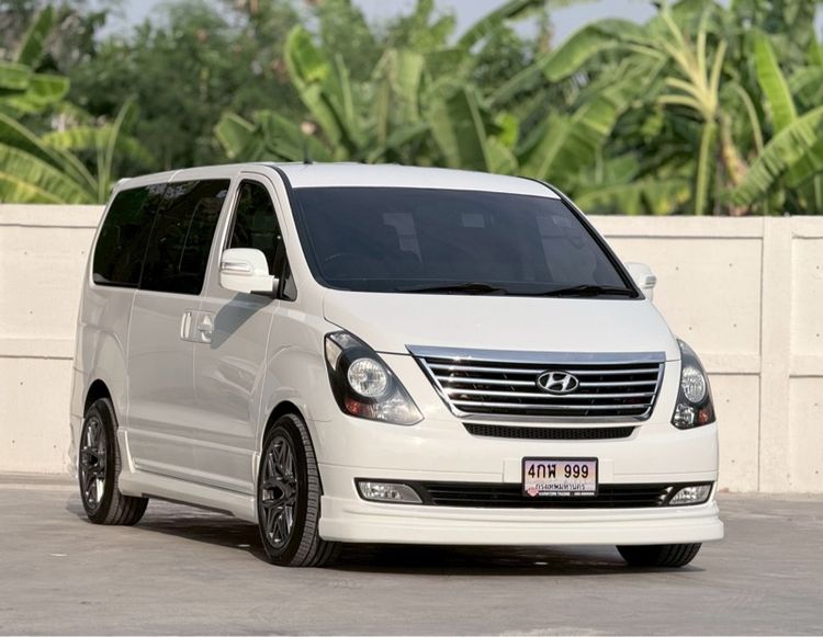 Hyundai Grand Starex 2011 2.5 VIP Van ดีเซล ไม่ติดแก๊ส เกียร์อัตโนมัติ ขาว รูปที่ 3