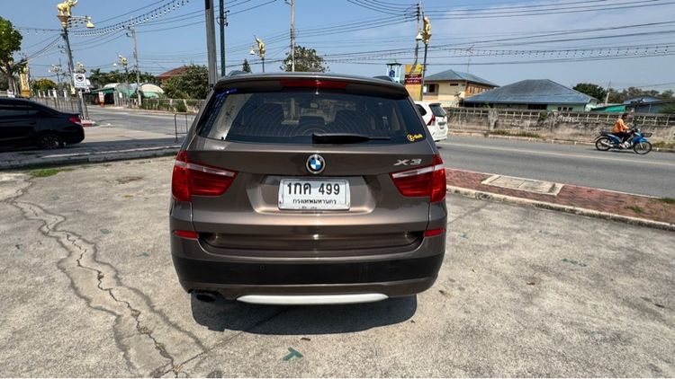 BMW X3 2012 2.0 xDrive20d Highline 4WD Van ดีเซล ไม่ติดแก๊ส เกียร์อัตโนมัติ น้ำตาล รูปที่ 4