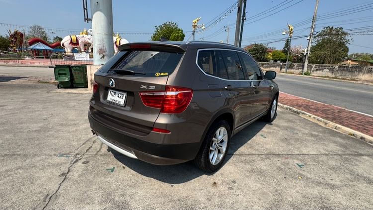 BMW X3 2012 2.0 xDrive20d Highline 4WD Van ดีเซล ไม่ติดแก๊ส เกียร์อัตโนมัติ น้ำตาล รูปที่ 3