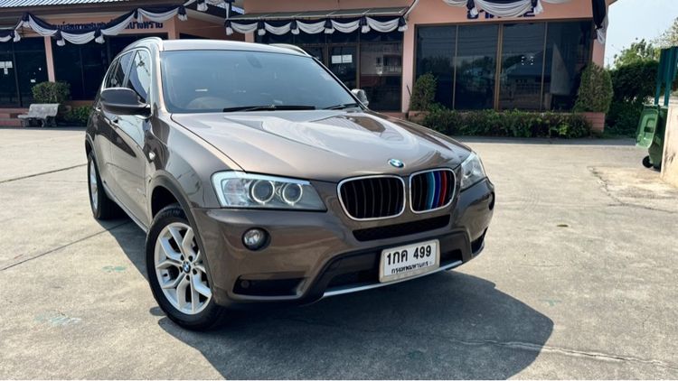 รถ BMW X3 2.0 xDrive20d Highline 4WD สี น้ำตาล