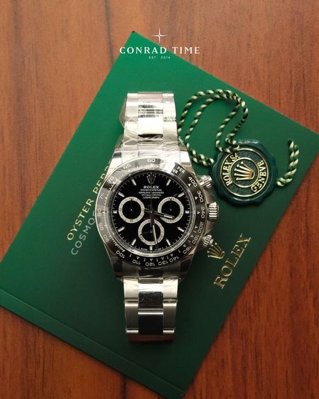 New Rolex Daytona 126500LN Black Dial Oyster Steel 2026 40mm. Fullset  รูปที่ 3