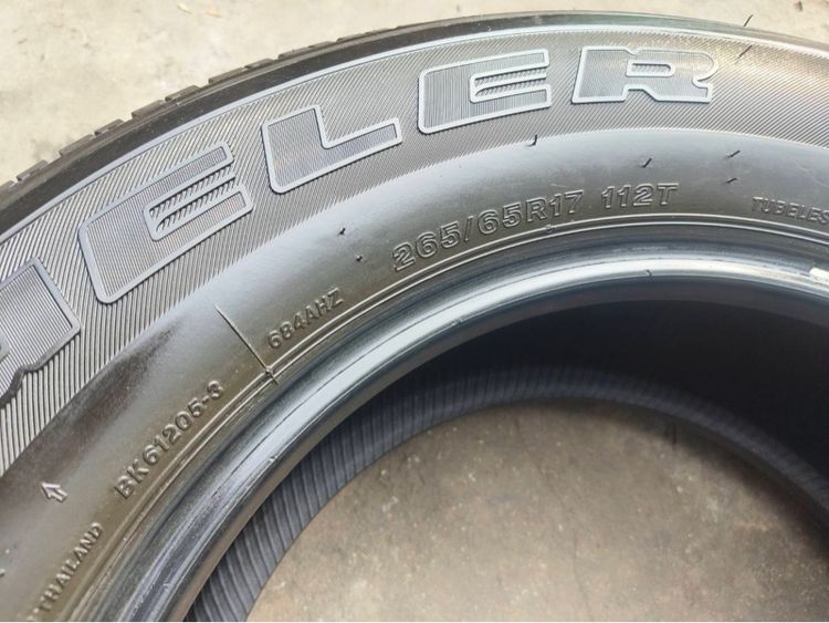 ยางกระบะ Bridgestone HT 265 65 17 ปี 25 ชุดละ 8,000 บาทครับ รูปที่ 8