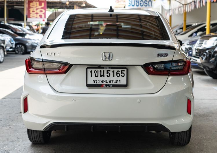 Honda City 2020 1.0 RS Sedan เบนซิน ไม่ติดแก๊ส เกียร์อัตโนมัติ ขาว รูปที่ 4