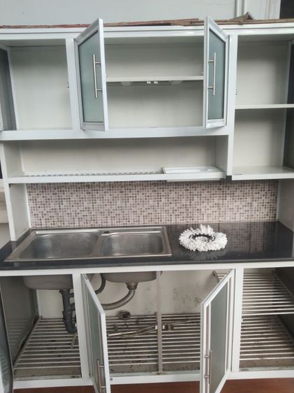 อุปกรณ์ในครัวอื่นๆ 🔥 ขายตู้ซิงค์ล้างจานอลูมิเนียม พร้อมตู้เก็บจานด้านบน 🔥

ขนาดใหญ่ 160 × 180 ซม.
โครง อลูมิเนียมทั้งชุด แข็งแรง ไม่เป็นสนิม

