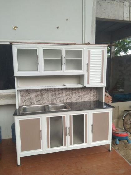 🔥 ขายตู้ซิงค์ล้างจานอลูมิเนียม พร้อมตู้เก็บจานด้านบน 🔥

ขนาดใหญ่ 160 × 180 ซม.
โครง อลูมิเนียมทั้งชุด แข็งแรง ไม่เป็นสนิม

 รูปที่ 3