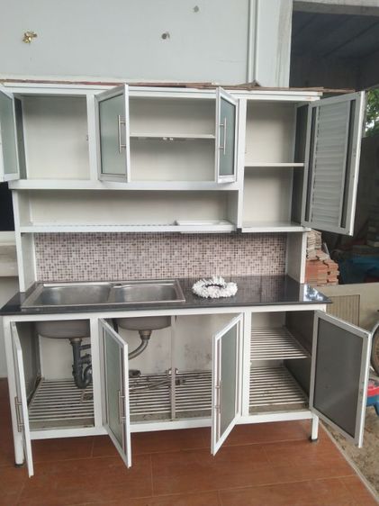 🔥 ขายตู้ซิงค์ล้างจานอลูมิเนียม พร้อมตู้เก็บจานด้านบน 🔥

ขนาดใหญ่ 160 × 180 ซม.
โครง อลูมิเนียมทั้งชุด แข็งแรง ไม่เป็นสนิม

 รูปที่ 2