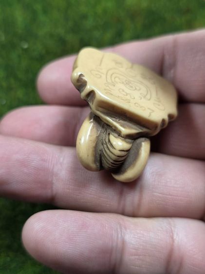 เศียรช้างมีจารหลวงพ่อเดิมวัดหนองโพเก่าๆ รูปที่ 4