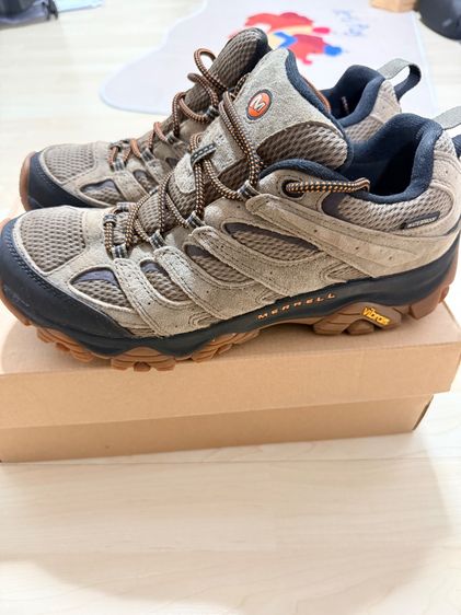 อื่นๆ รองเท้าหนังทั่วไป หนังแท้ UK 10 | EU 44 2/3 | US 10.5 น้ำตาล Merrell Moab 3 รองเท้าเดินป่าผู้ชายกันน้ำ