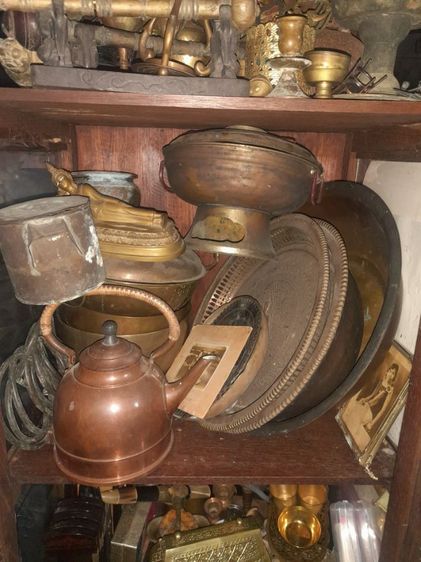 ของเก่า  ของโบราณ วิลเลจ ทองเหลือง ทีวีเก่า  รูปที่ 4