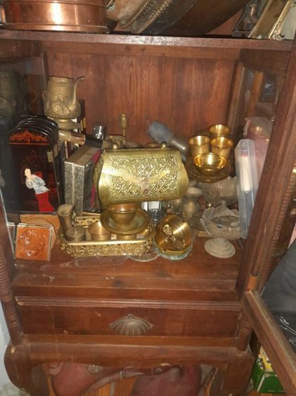 ของเก่า  ของโบราณ วิลเลจ ทองเหลือง ทีวีเก่า  รูปที่ 2