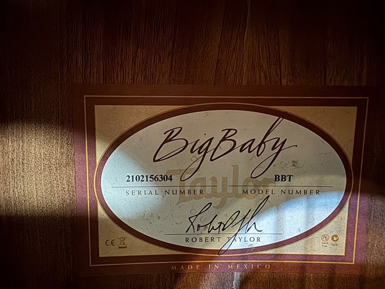 กีต้าร์โปร่ง taylor รูปที่ 6