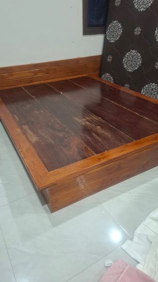 เตียงนอนไม้สัก5ฟุต รูปที่ 3