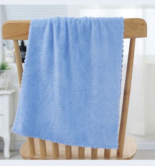 ผ้าขนหนูคอตตอนซอฟต์ไร้ขอบขนาด 70x140cm  ขนาดแพ็ค3ผืนคละสี รูปที่ 4