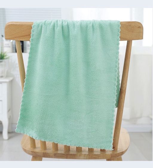 ผ้าขนหนูคอตตอนซอฟต์ไร้ขอบขนาด 70x140cm  ขนาดแพ็ค3ผืนคละสี รูปที่ 5