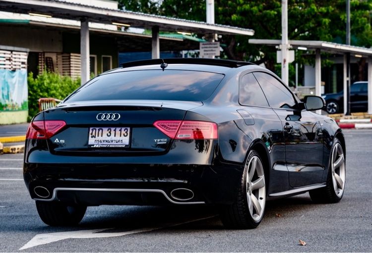 Audi Audi A5  2013 Coupe 45 TFSI quattro S-Line Sedan เบนซิน ไม่ติดแก๊ส เกียร์อัตโนมัติ ดำ รูปที่ 4