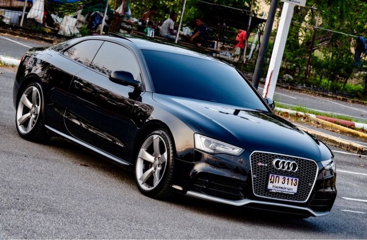 Audi Audi A5  2013 Coupe 45 TFSI quattro S-Line Sedan เบนซิน ไม่ติดแก๊ส เกียร์อัตโนมัติ ดำ รูปที่ 2