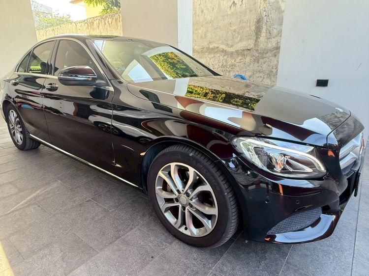 Mercedes-Benz C-Class 2016 C200 Sedan เบนซิน ไม่ติดแก๊ส เกียร์อัตโนมัติ ดำ รูปที่ 4