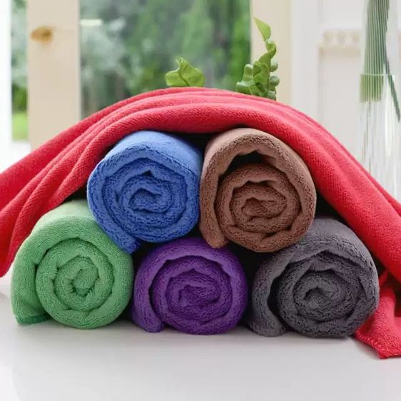 ผ้านาโนไมโครไฟเบอร์400GSM ขนาด30x60cmแพ็ค6ผืน และขนาด60x160cm แพ็ค3ผืน  รูปที่ 2