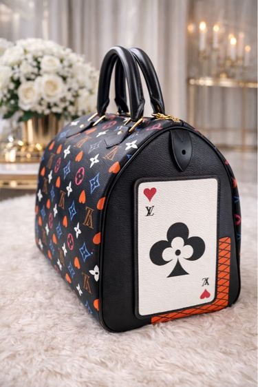 LV Black Monogram Multicolore Coated ปี 2020 