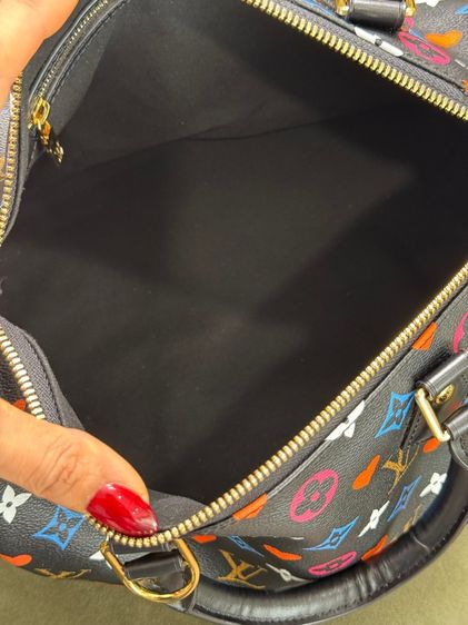 LV Black Monogram Multicolore Coated ปี 2020  รูปที่ 6