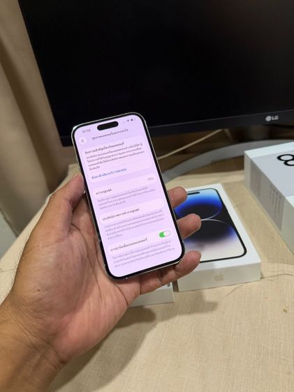 iPhone 14 Pro 128GB Silver สวยมาก เดิมๆ เครื่องศูนย์แท้ จอแท้  ใช้งานปกติ สอบถามเพิ่มเติมได้ครับ รูปที่ 4