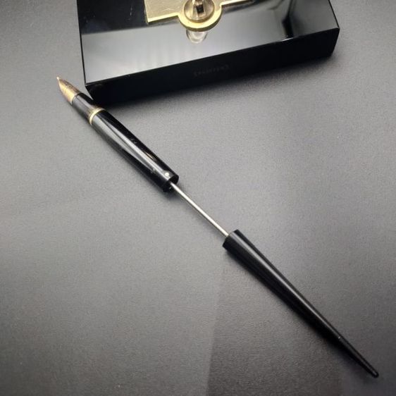 ปากกาหัวแร้งโบราณ Sheaffer s หัวทองคำ 14K พร้อมแท่นเสียบยุคปี 70-80 สภาพสมบูรณ์  รูปที่ 9