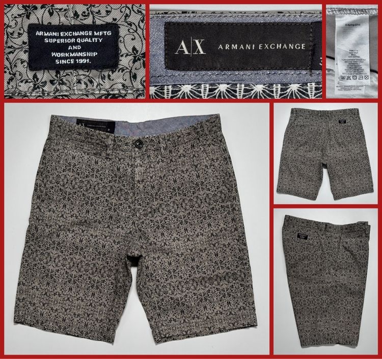 ⚠️รุ่นใหม่‼️กางเกงขาสั้น ARMANI EXCHANGE ของแท้ แบบสวย สไตล์ลำลอง
