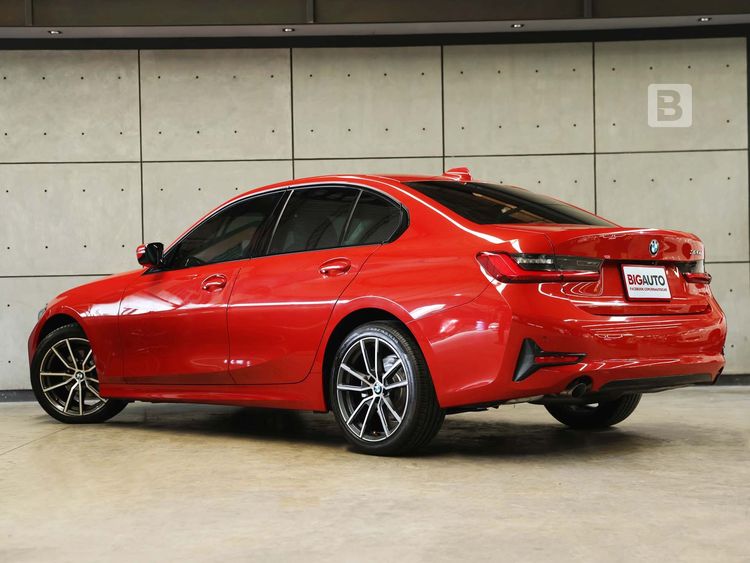 BMW Series 3 2020 320d Sedan ดีเซล ไม่ติดแก๊ส เกียร์อัตโนมัติ แดง รูปที่ 3