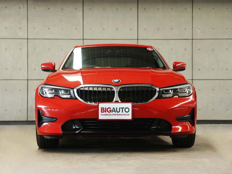 BMW Series 3 2020 320d Sedan ดีเซล ไม่ติดแก๊ส เกียร์อัตโนมัติ แดง รูปที่ 4