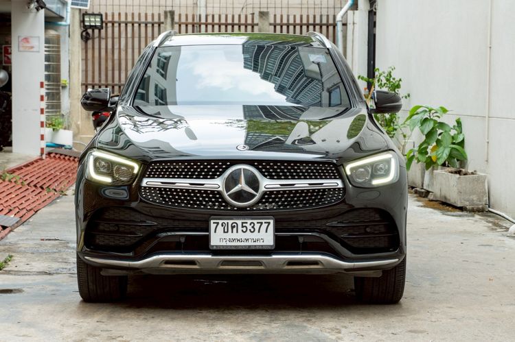 Mercedes-Benz GLC-Class 2021 GLC300 Utility-car ปลั๊กอินไฮบริด (PHEV) ไม่ติดแก๊ส เกียร์อัตโนมัติ ดำ รูปที่ 3