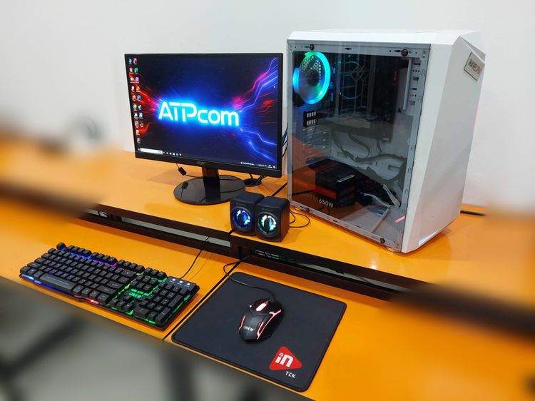 วินโดว์ ขายคอมพิวเตอร์  พร้อมใช้  I3-12100F RAM 16GB GTX 1630 4GB จอ 22นิ้ว  75Hz ครบชุด