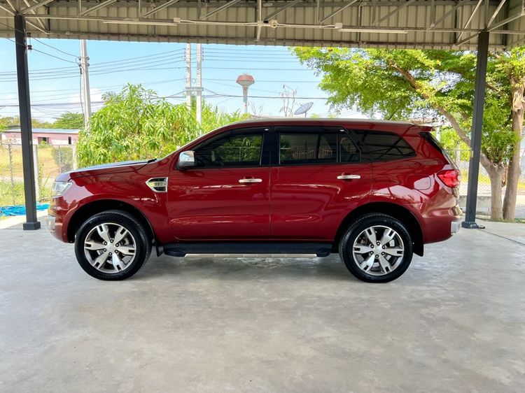 Ford Everest 2016 3.2 Titanium Plus 4WD Utility-car ดีเซล ไม่ติดแก๊ส เกียร์อัตโนมัติ แดง รูปที่ 3