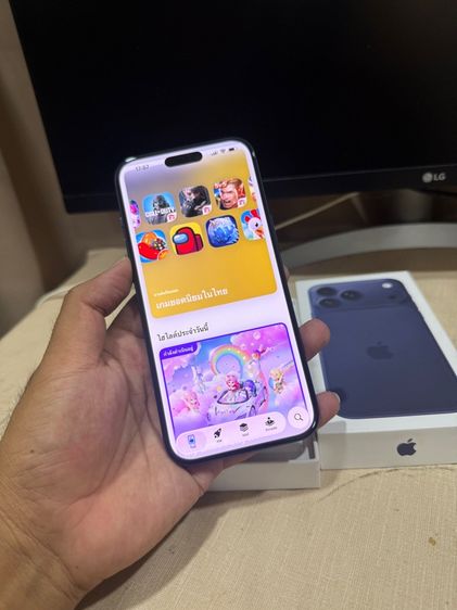 iPhon 17 Pro Max 256GB Deep Blue อายุไม่กี่วัน สวยใสไร้รอย รับเทิร์นทุกรุ่นสอบถามได้คัฟ รูปที่ 9