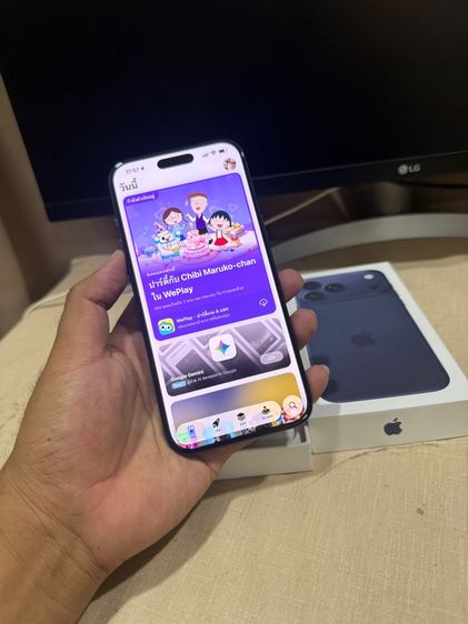 iPhon 17 Pro Max 256GB Deep Blue อายุไม่กี่วัน สวยใสไร้รอย รับเทิร์นทุกรุ่นสอบถามได้คัฟ รูปที่ 4
