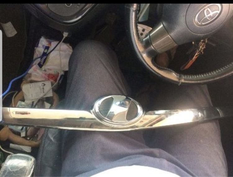 คิ้วโครเมียมพร้อมโลโก้แต่ง WISH