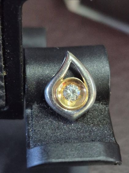 จี้ทองแท้ 14-18k เพชรแท้ 10-13 ตังค์ เพชรสวย vs น้ำงาม เหลี่ยม รูปที่ 2