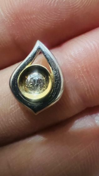 จี้ทองแท้ 14-18k เพชรแท้ 10-13 ตังค์ เพชรสวย vs น้ำงาม เหลี่ยม รูปที่ 5