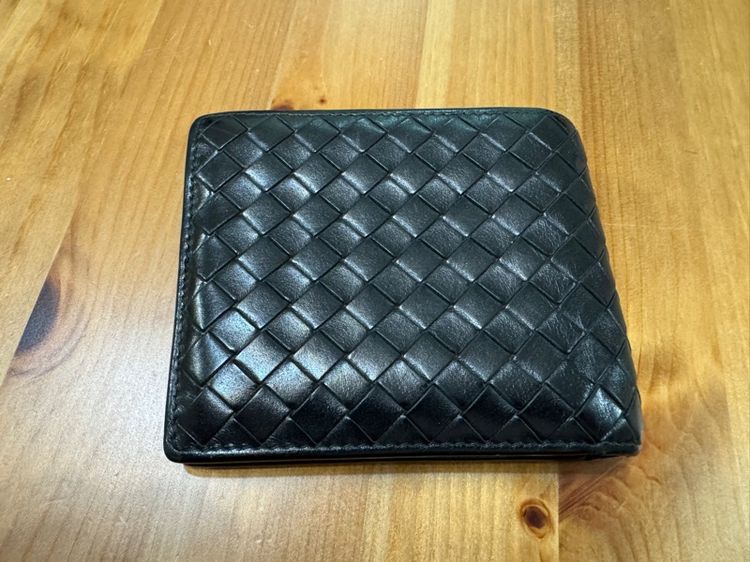 กระเป๋าสตางค์ bottega veneta สีดำ รูปที่ 3