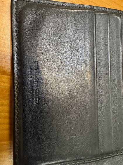 กระเป๋าสตางค์ bottega veneta สีดำ รูปที่ 4